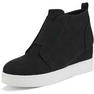 Black Slip-On Sneakers